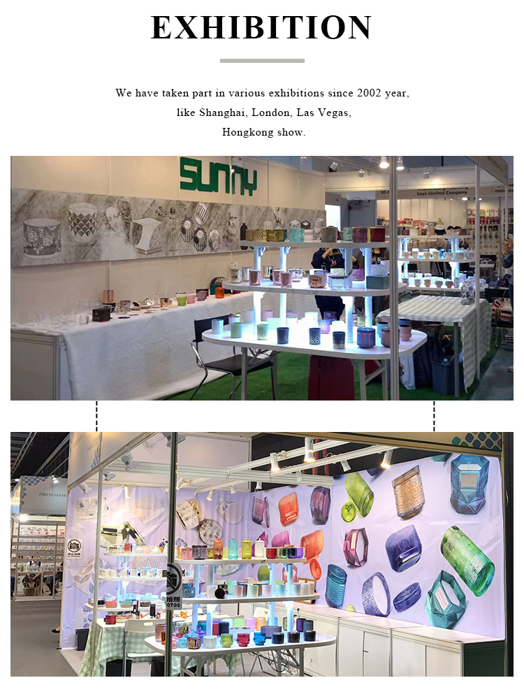 8oz 10oz 12oz empty glass candle jar for candle making