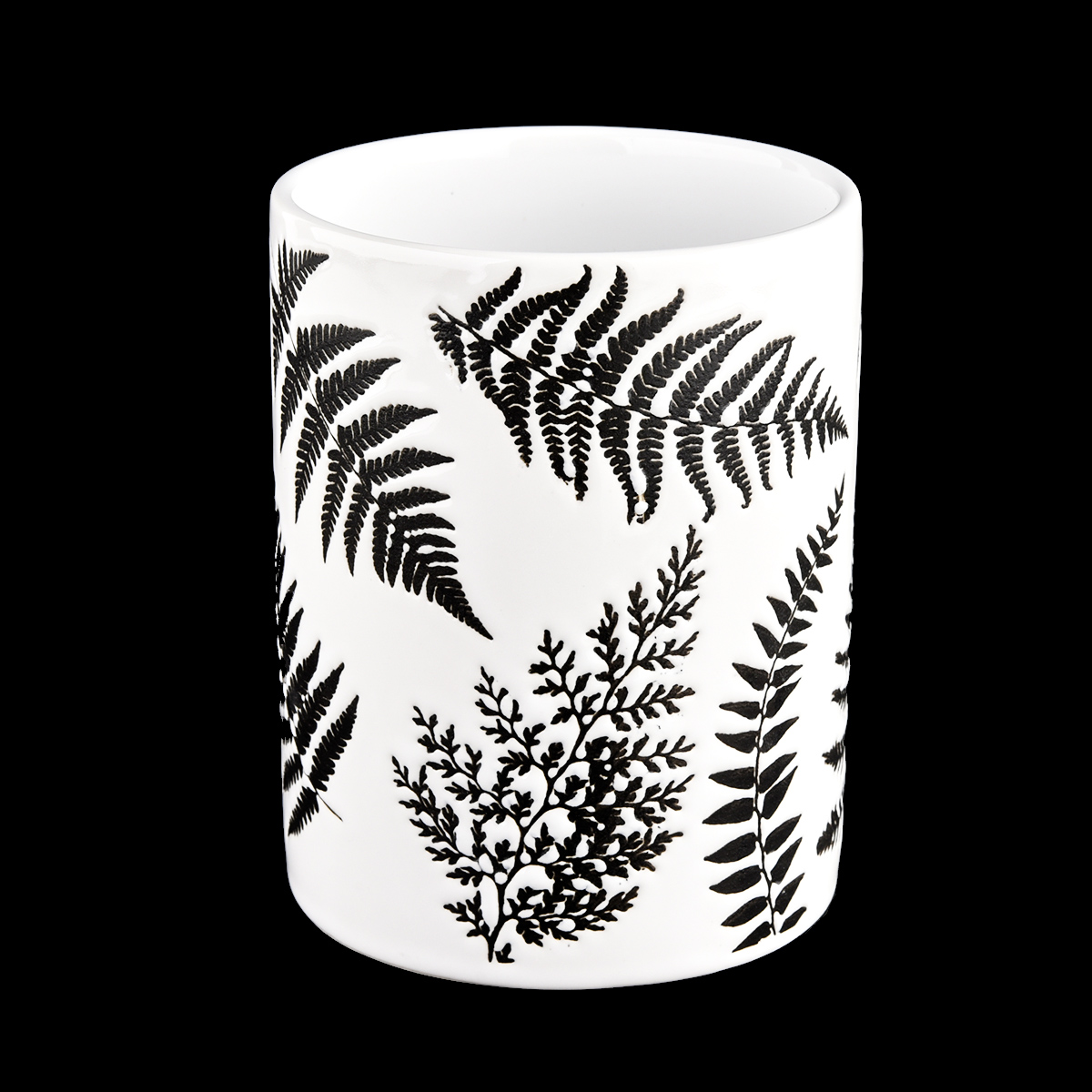 New Arrival Beautiful Empty Ceramic Candle Vessels Wholesale