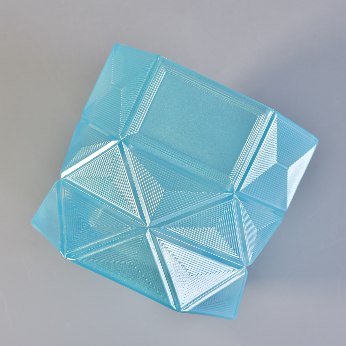 Luxury hexagon empty candle jars for candle making