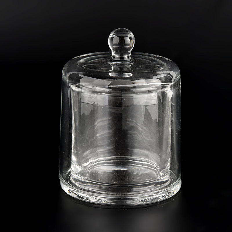 200ml glass candle jar with dome aromatherapy bell jar