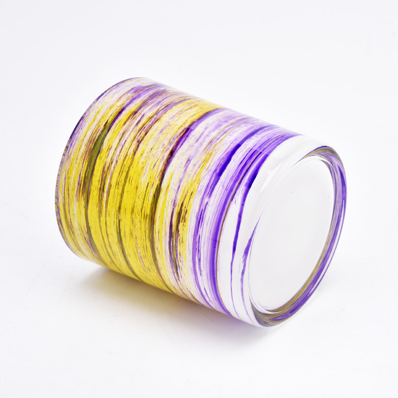 unique design glass jars for candle making wholesale