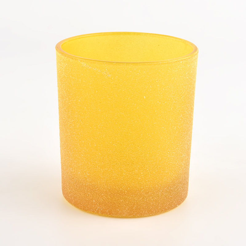 custom glass candle jar 8oz 10oz  glass vessel manufacturer