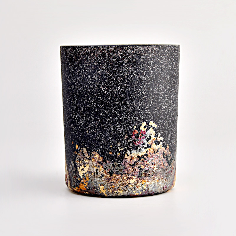 fancy 10oz glass candle jar handmade glass jar home decor