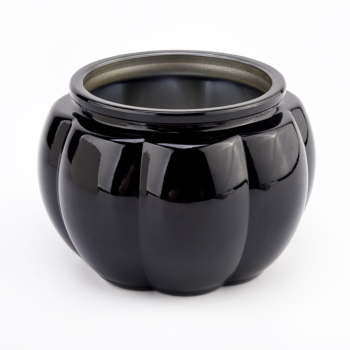 Pumpkin Glass Jar with Lids popular color Glass Candle Container