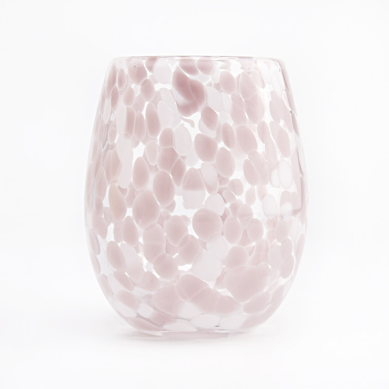 15oz handmade glass candle vessel wholesale