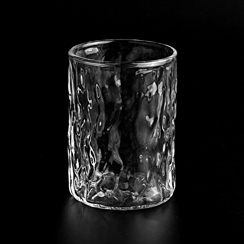 10oz High borosilicate glass handmade transparent glass container wholesaler