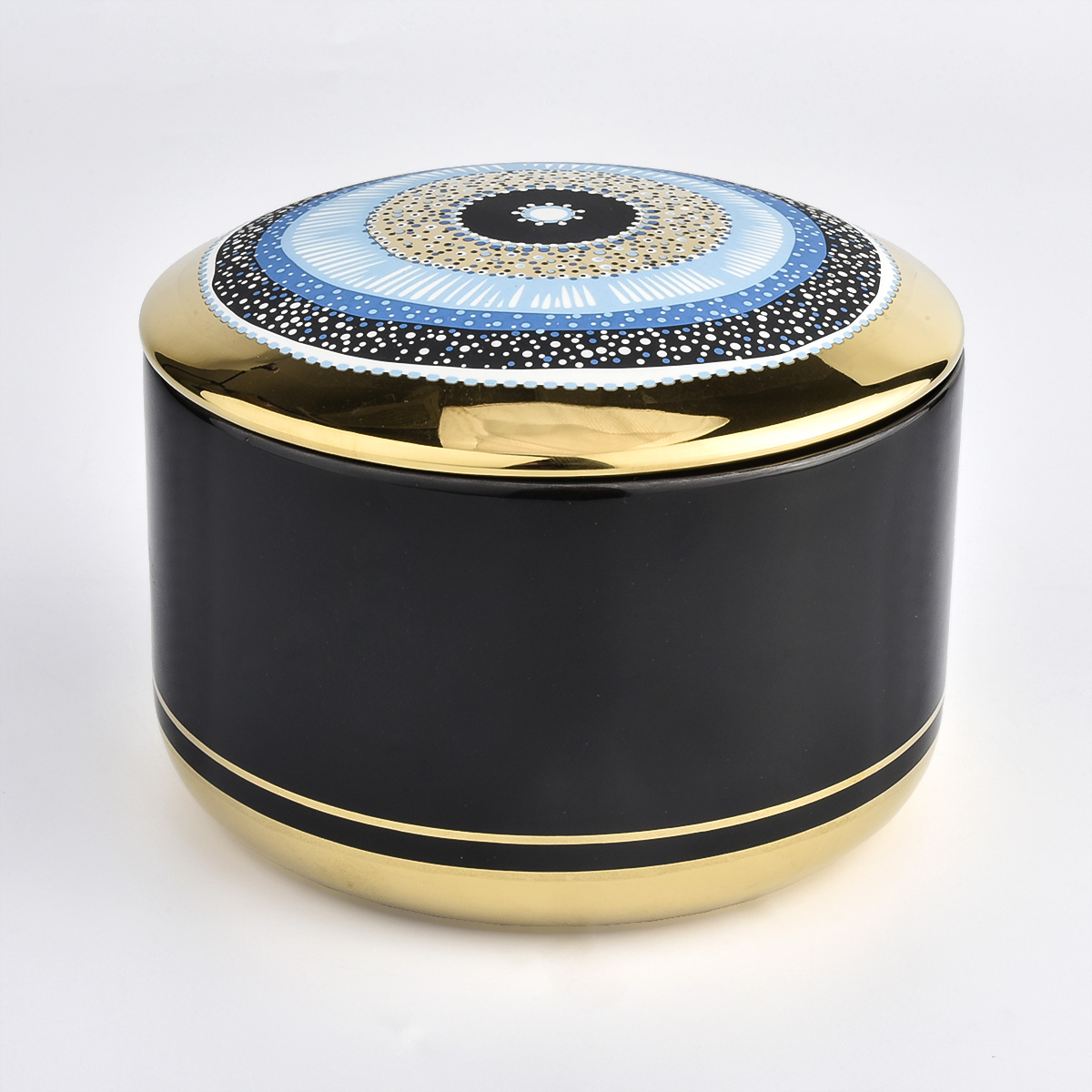 Candle Making Tool Wholesale Customized Ceramic Candle Jars with Lids