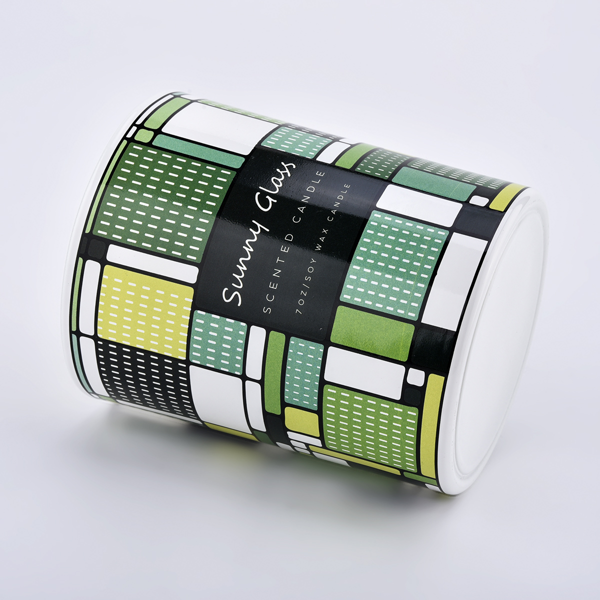 8oz 10 oz 12oz empty glass candle jar with home decor supplier