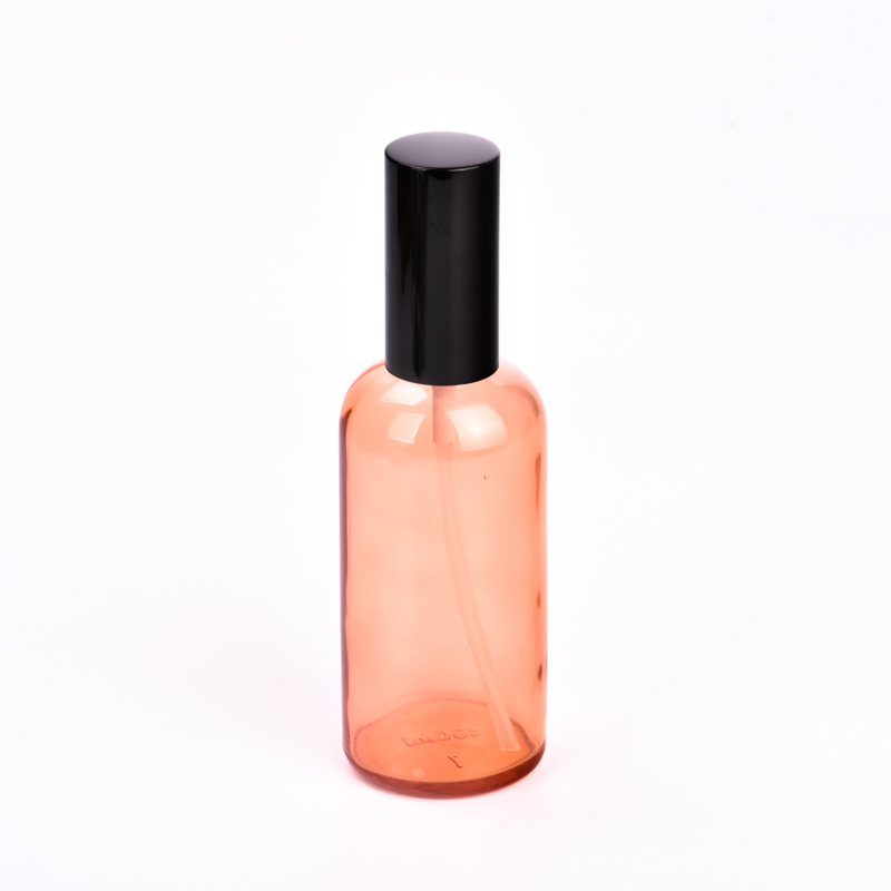 100ml empty perfume bottle with black cap wholesale