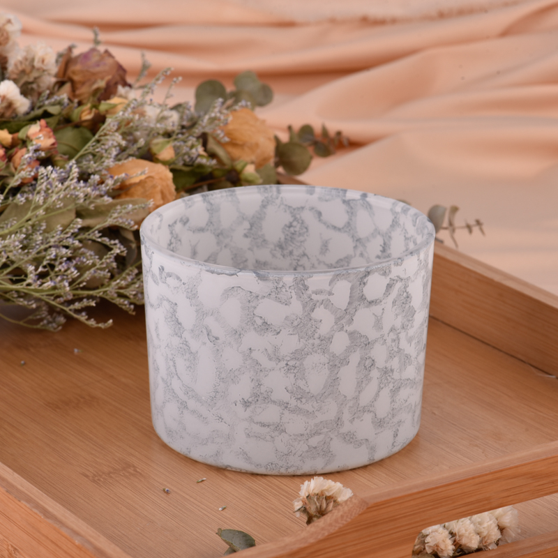 8oz glass candle vessels scented candle jars wholesale