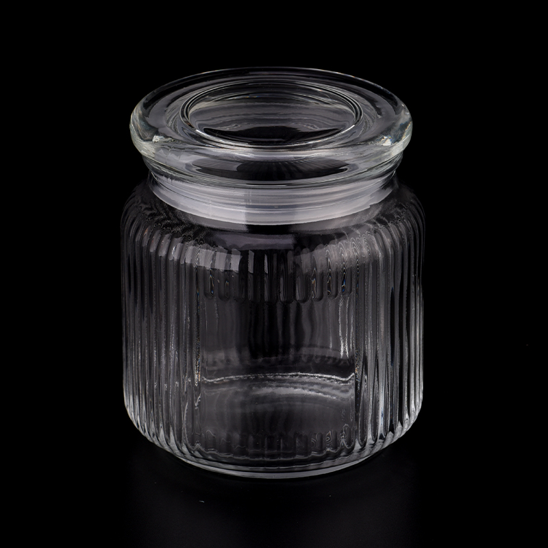 600ml Glass Container with Lid for Candle Making for Food Storage