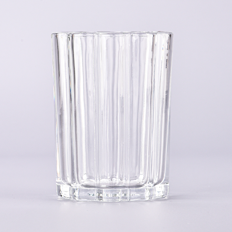 8oz Clear Glass Candle Holders Wholesale