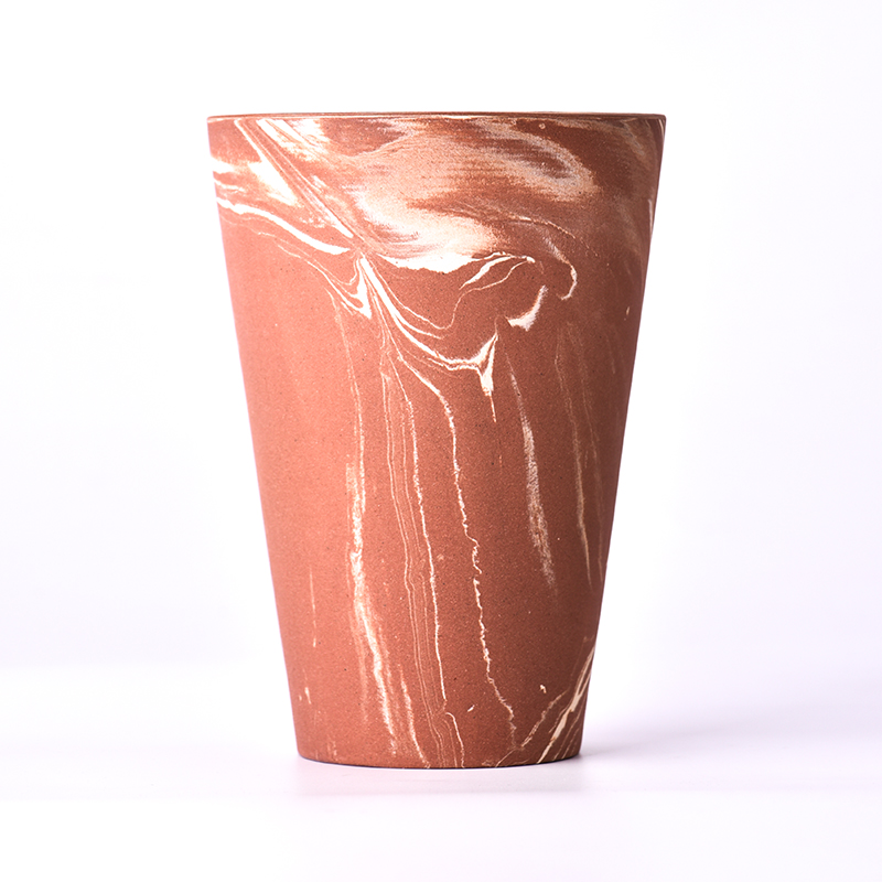 Custom Original Design Ceramic Candle Vessels Unique Scented Candle Holder