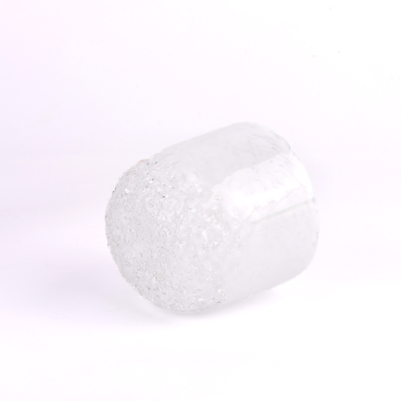 Hand Made Glass Candle Jars 300ml White Glass Candle Holders Hand Made Glass Candle Jars 300ml White Glass Candle Holders