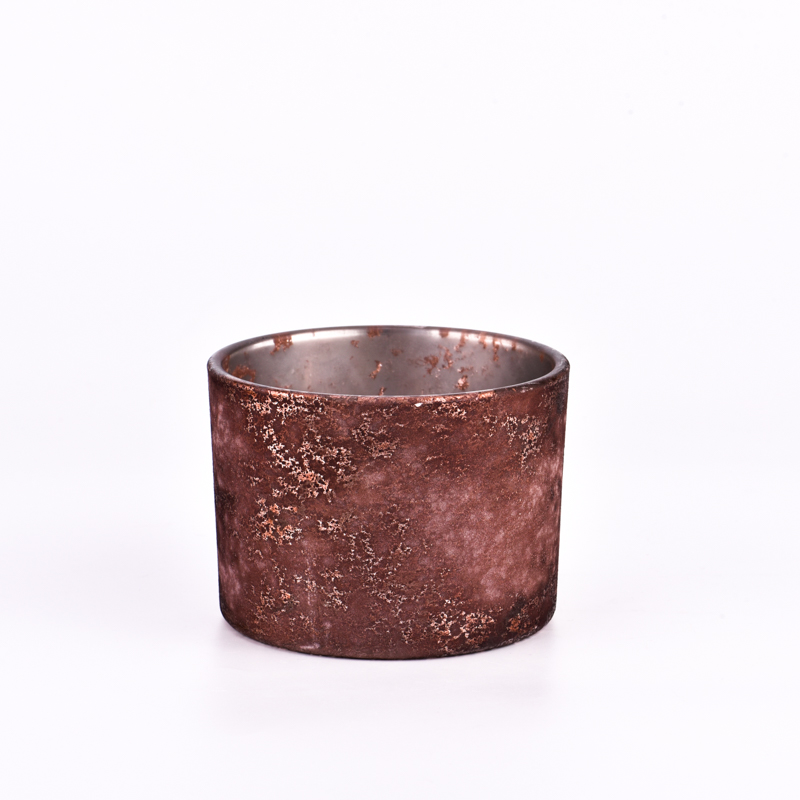 Scruffy Glass Candle Holders Unique Decoration Candle Glass