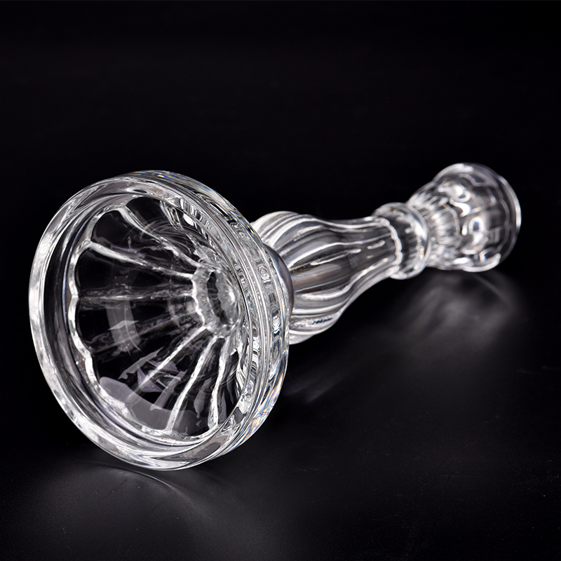 Wholesale Clear Glass candlesticks