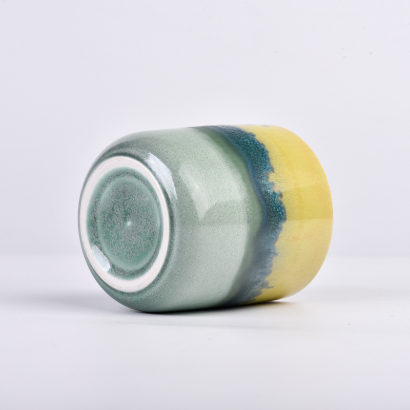 Wholesale Luxury ceramic Candle Jar Empty Candle Container Home Decor