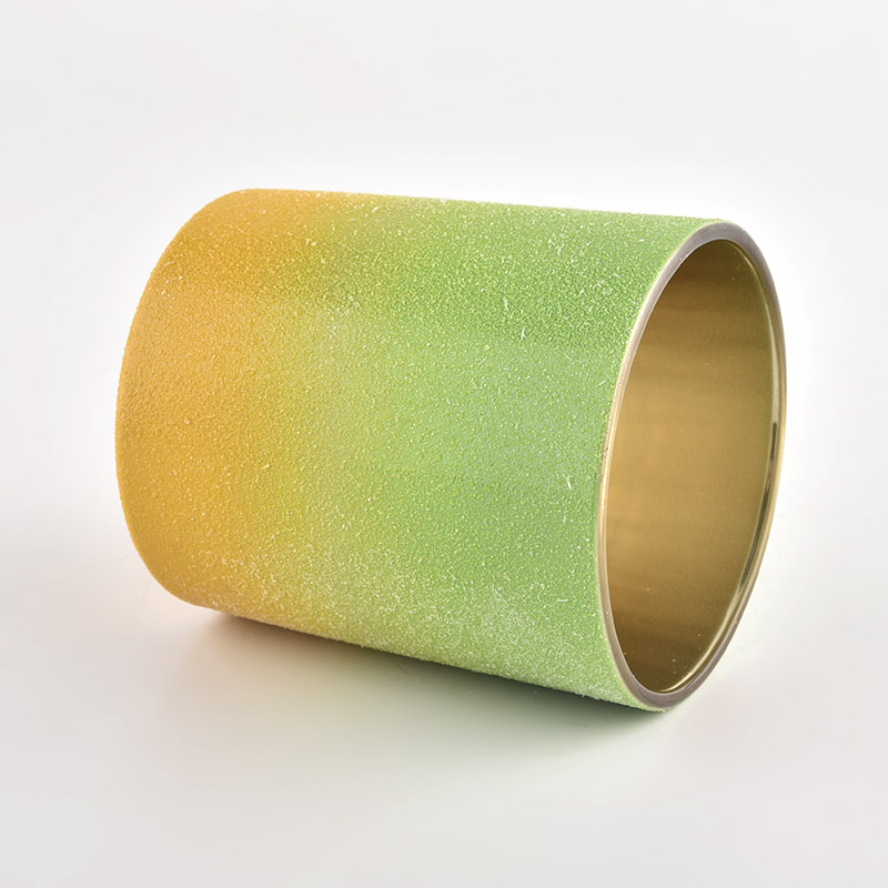 Customized Gradient Decor Glass Candle Holders