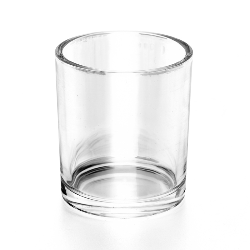 Cylinder Glass Candle Jar Customized 11oz Glass Candle Vessels Wholesale