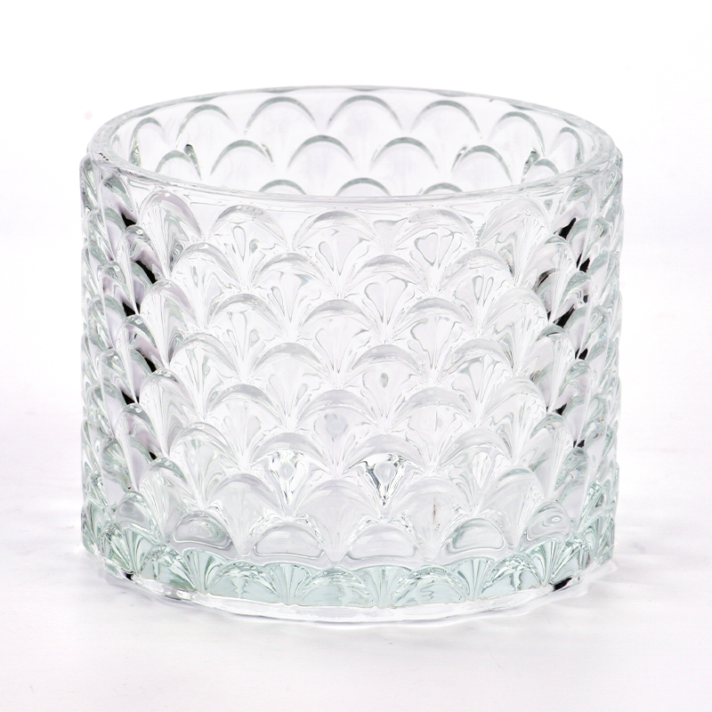 Luxury Unique Glass Candle Jars For Home Decoration Wedding Gift