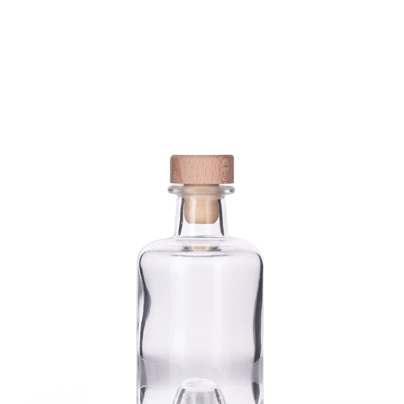 120ml clear glass reed diffuser bottle with stopper wholesale