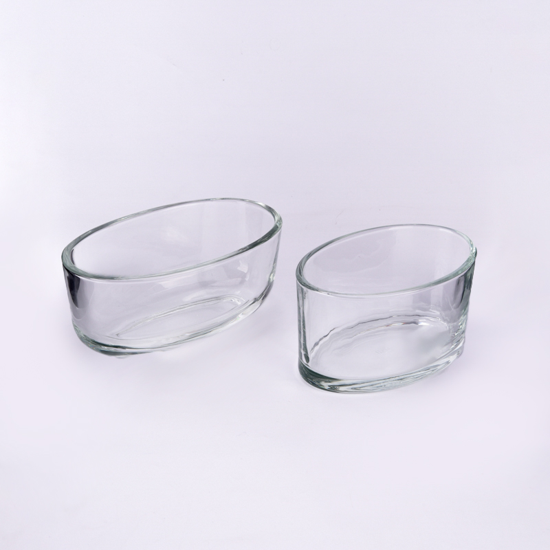 home decor 20oz round glass candle holder