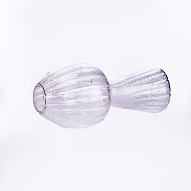 unique design glass bottle for wedding decoration