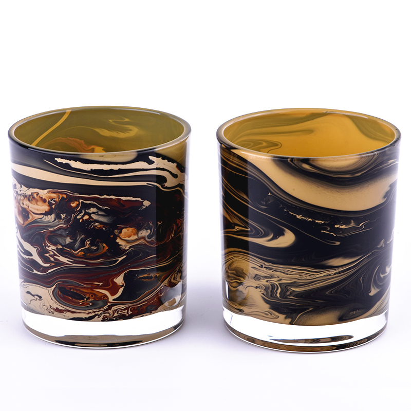 Wholesale Cylinder Glass Candle Jars Customized Candle Glass