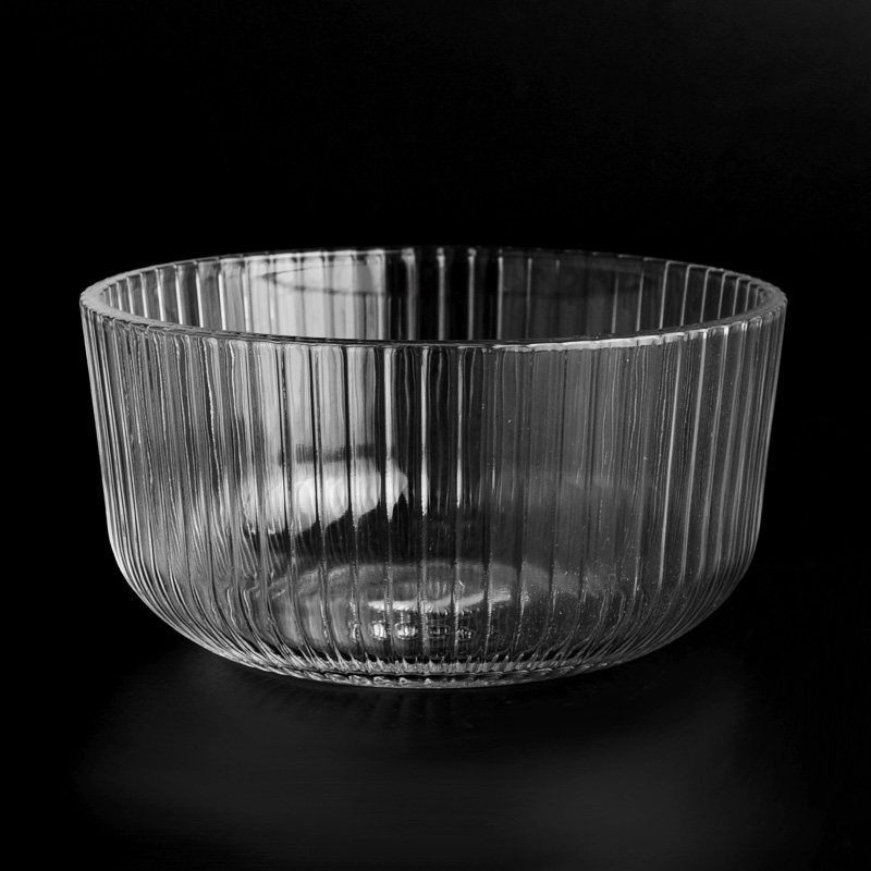 1220ml Glass Candle Jars Three Wicks Four Wicks Large Glass Candle Vessels Custom Logo Color