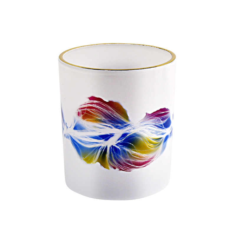 Luxury Glass Candle Jars For Home Decoration Empty Glass Candle Jars Wholesale