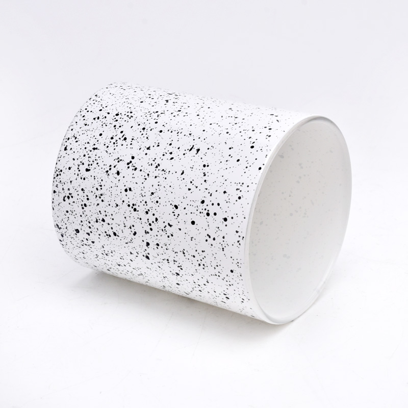 Speckle Glass Candle Jars