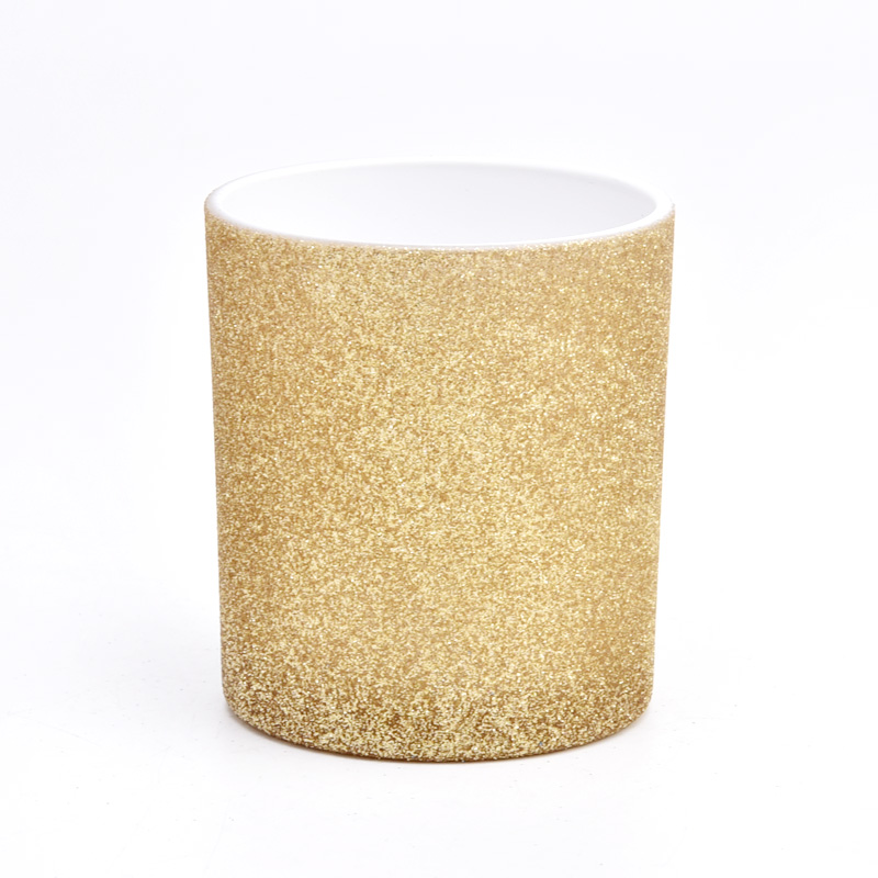 Luxury Golden Glass Candle Jars
