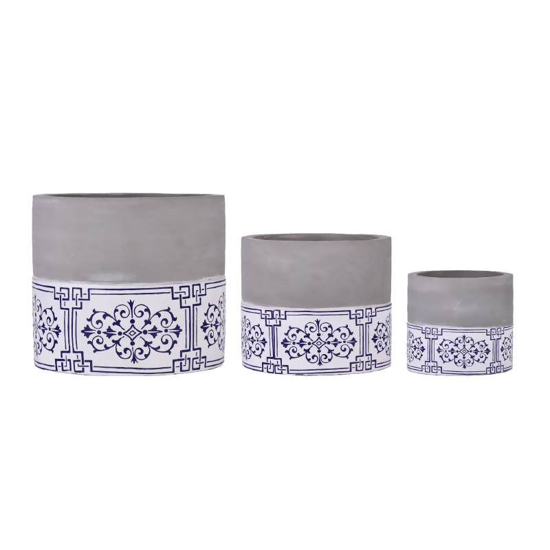 Modern cement candle jar 180 ml concrete candle vessel wholesale