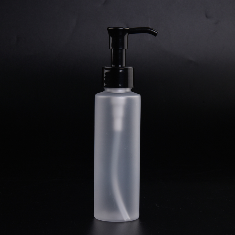 Wholesale 100ml frost PET bottle with Pump