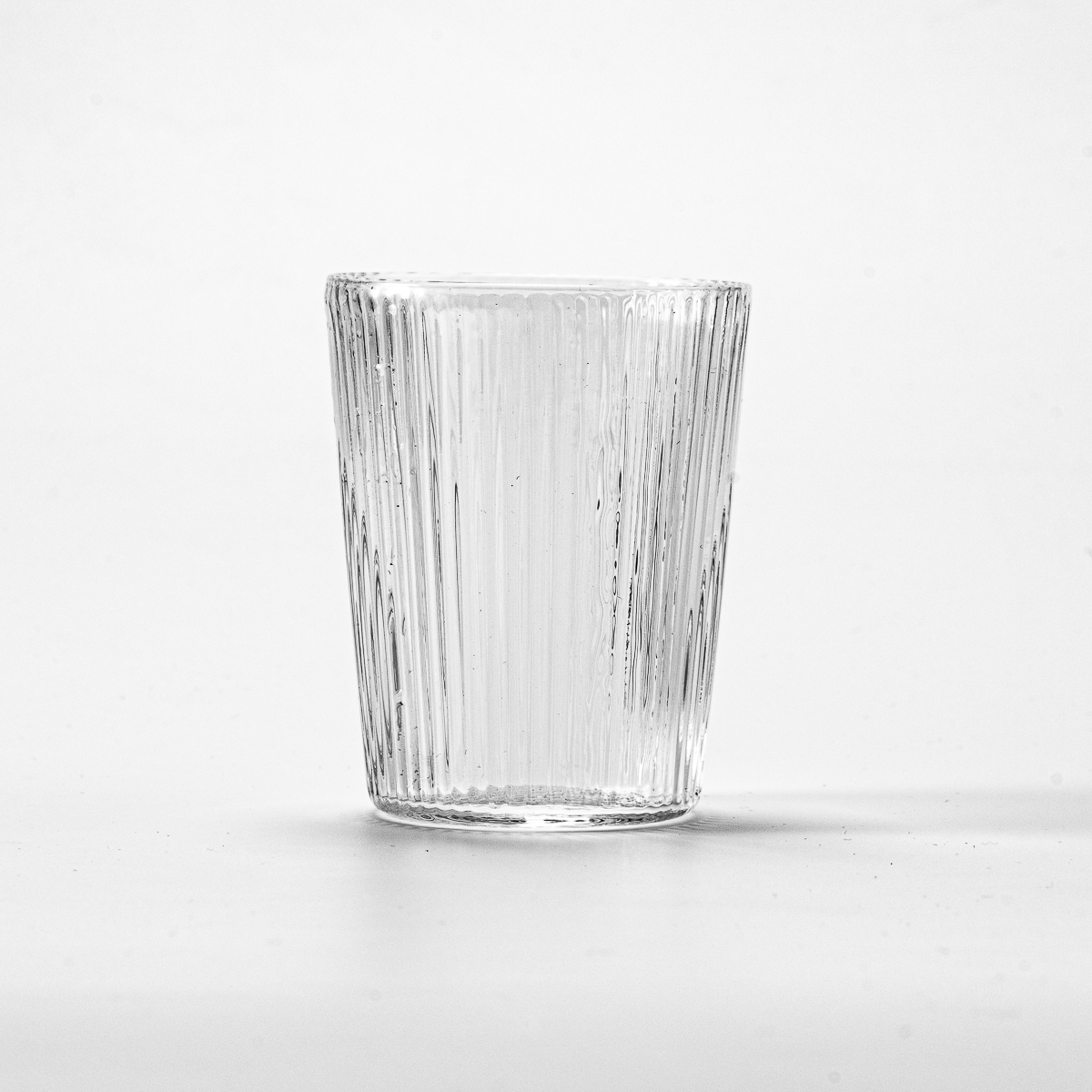 Classic Ribber Glass Cup For Drinking For Candle Making