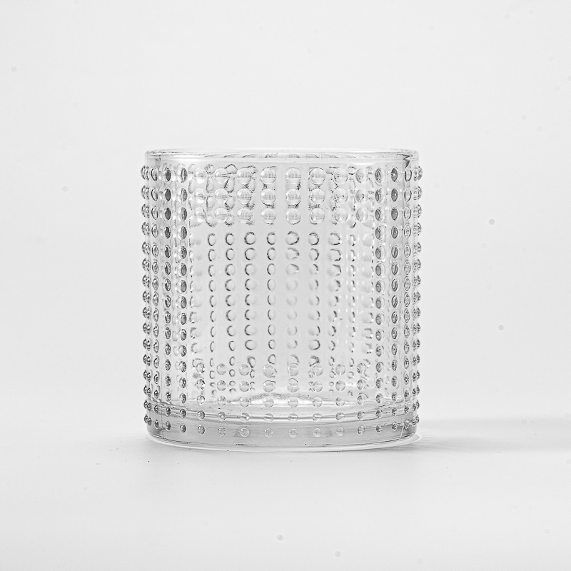 Private Label Spot Glass Candle Jar Custom Color Spot Glass Candle Holders 10oz 11oz 415ml Candle Glass