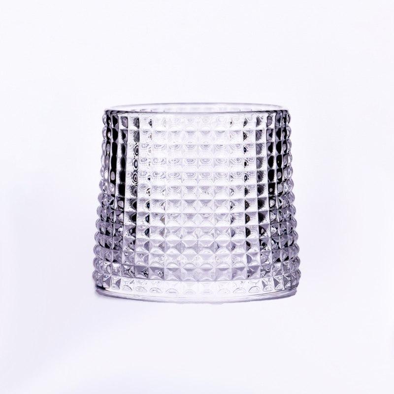 Luxury Heavy Whiskey Glass Empty Glass Jar For Candle Making