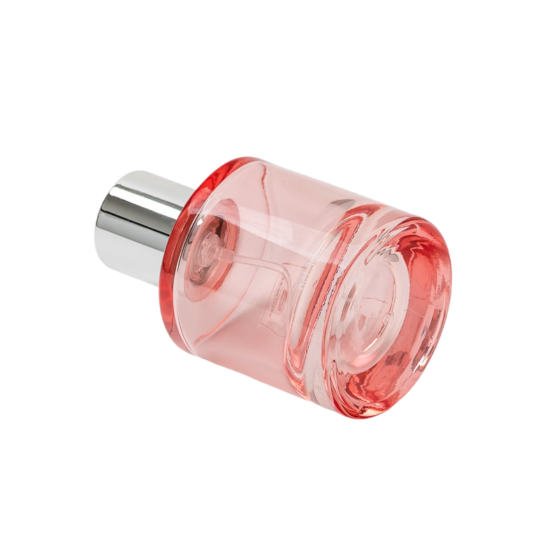 30ml transparent pink Glass Perfume Bottle with home decor