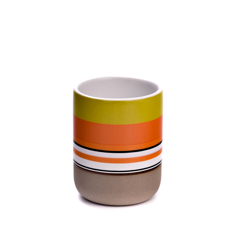 Home Decoration Stoneware Candle Holders Empty Stoneware Candle Holders Wholesale