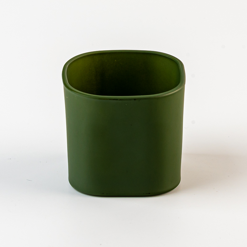 New Design Scented square Glass Jar Elegant Glass Jar Wholesale