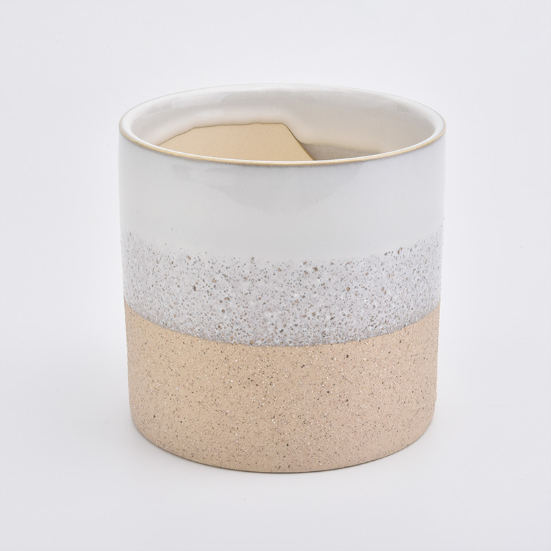 Three Color Candle Ceramic Vessel 620ml