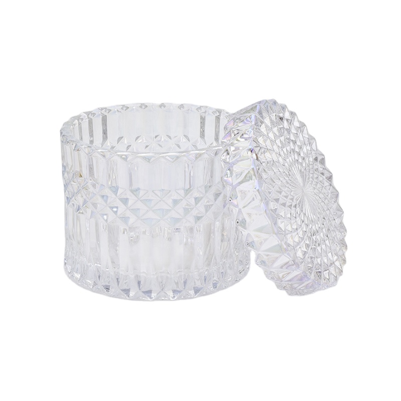 Wedding Party Gold Glass Candle Jar With Custom Logo