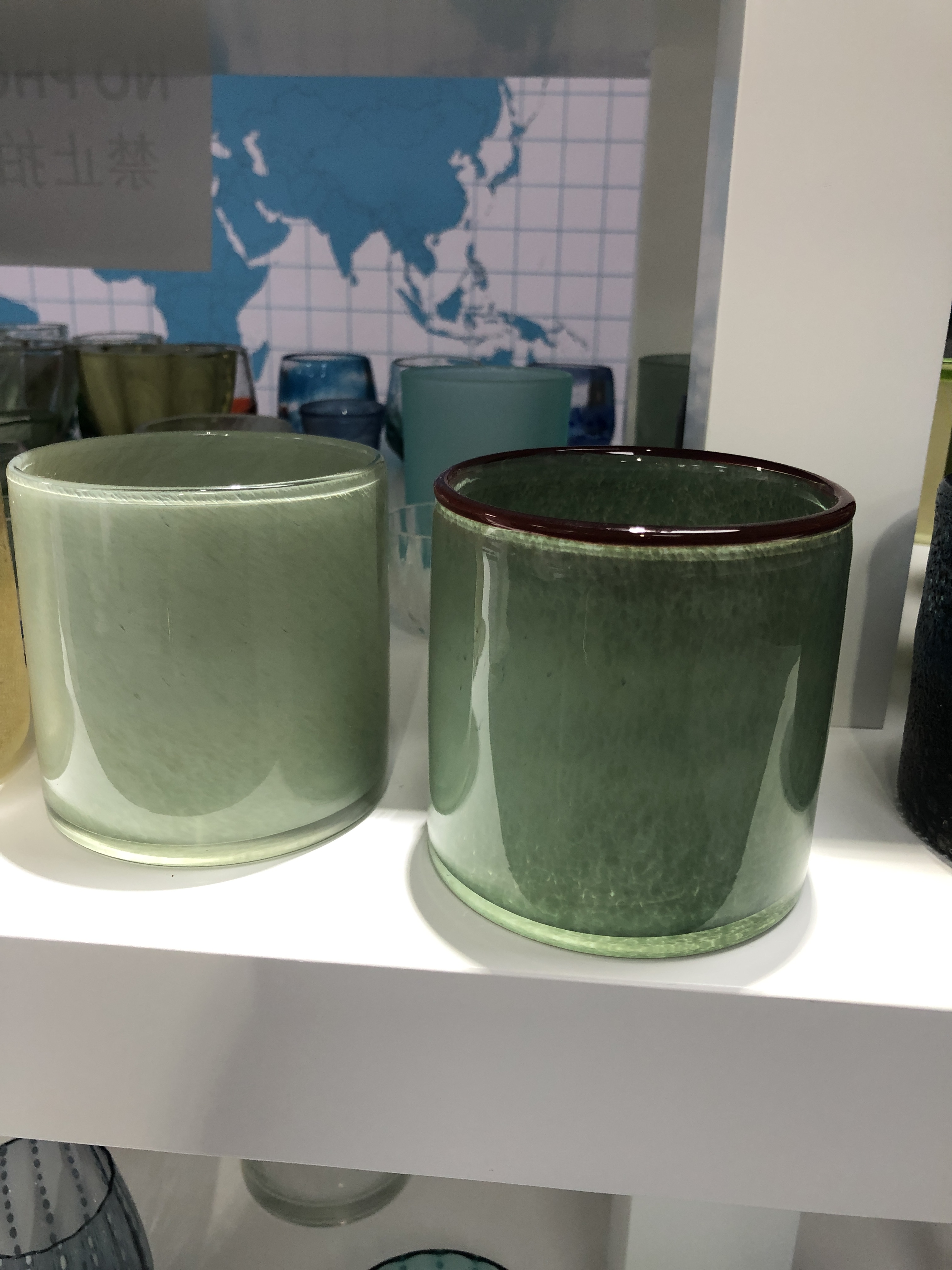 560ml High-end Straight Side Glass Candle Jar Empty