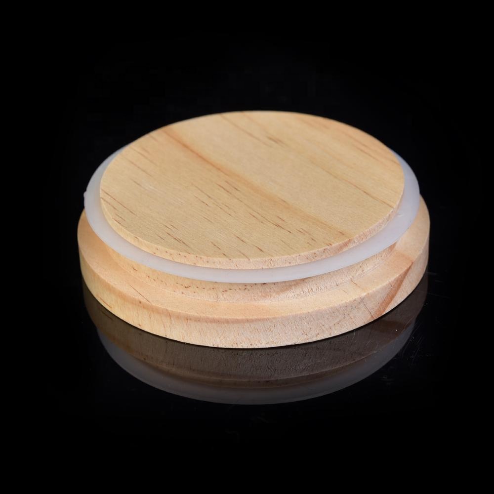 Pine Wood Lids For Scented Candle Jars for wholesale