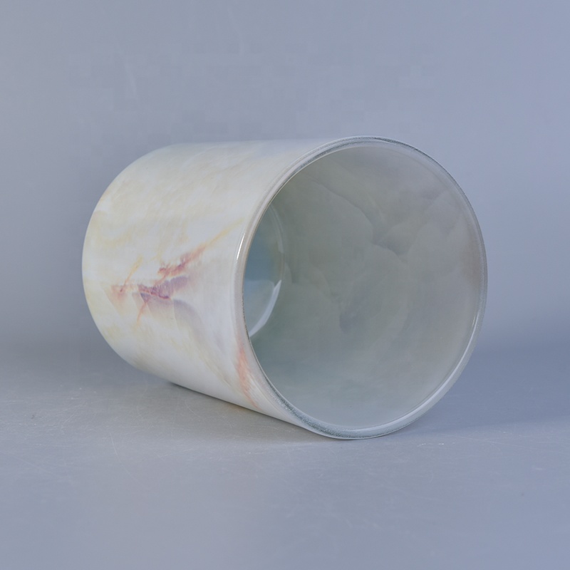 Marble pattern Glass Jars For Candle Making