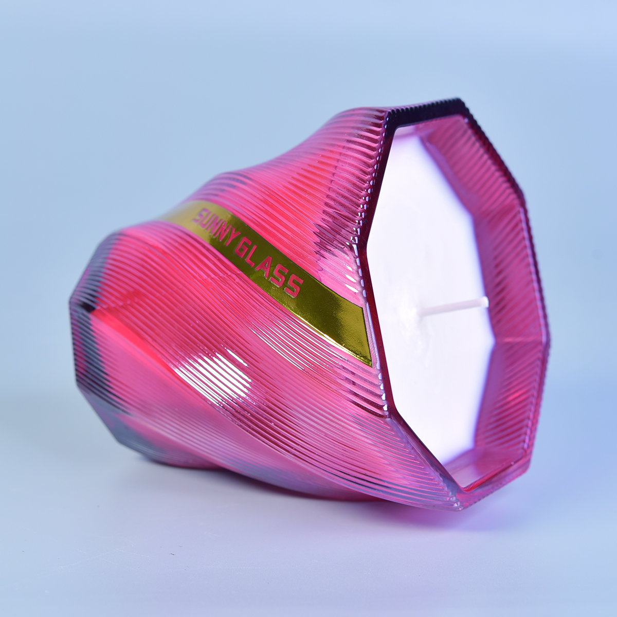 Sunny new design tealight scented glass candle holder 8oz 10oz