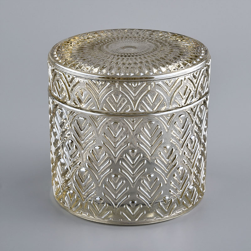 Hot Selling Empty Candle Jar Glass With Lid