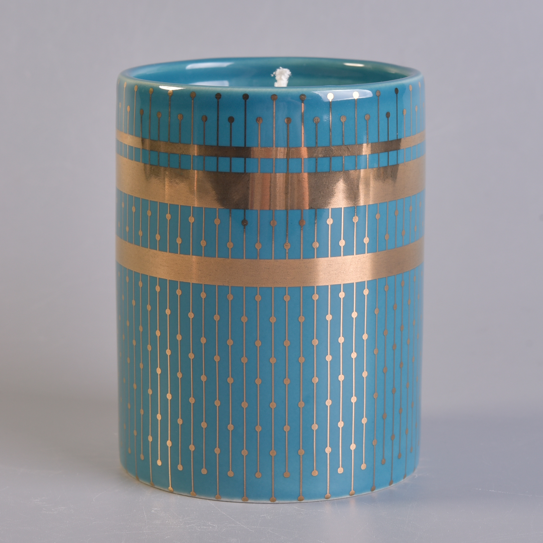 300ml Ceramic Candle Holders Ceramic Jar For Candle Making