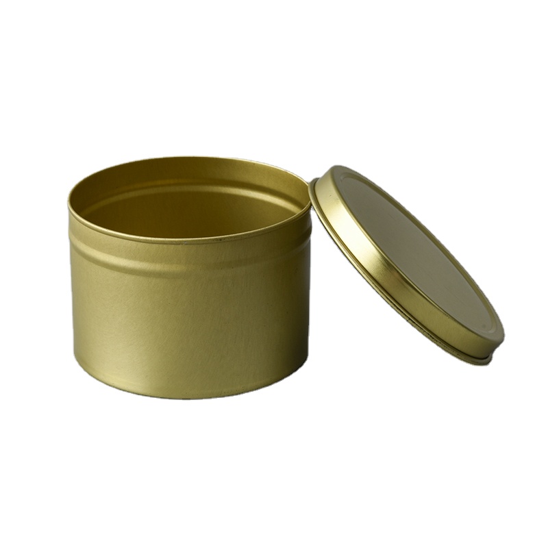 Wholesale Travel Gold Candle Tin Box