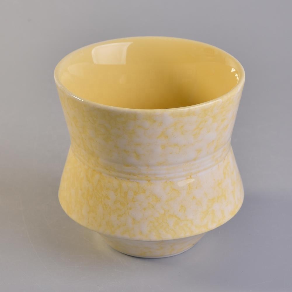 Wholesale vintage candle ceramic jar in bulk 10oz 20oz